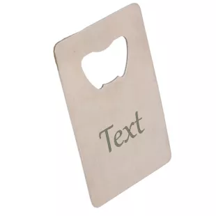 Gravírovanie otvárača textom