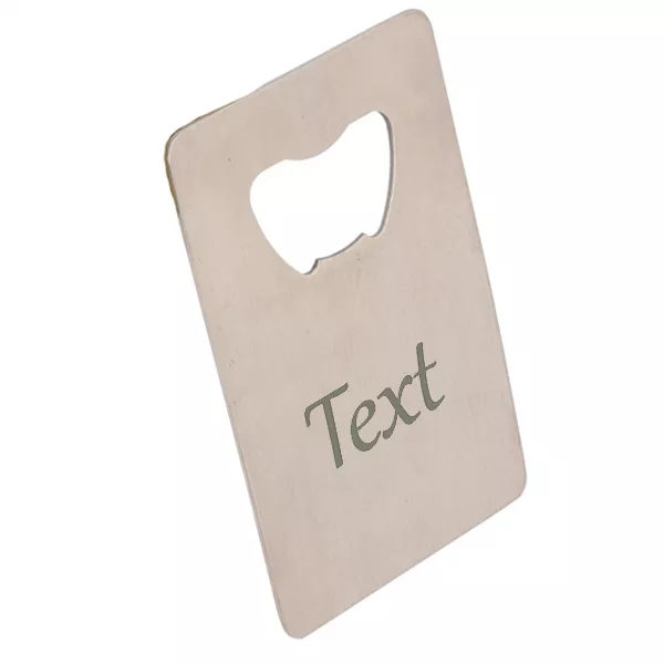 Gravírovanie otvárača textom