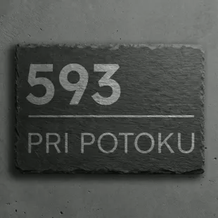 Domové tabuľky z bridlice