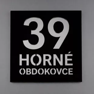 Číslo Popisné - Linea Square, Domová tabuľka, Domové číslo