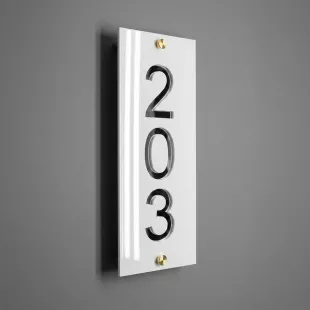 Číslo Popisné - Linea Verto, Domová tabuľka, Domové číslo