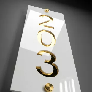 Číslo Popisné - Linea Verto, Domová tabuľka, Domové číslo