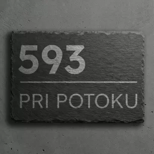 Súpisné Číslo - Slate Pure Bridlice