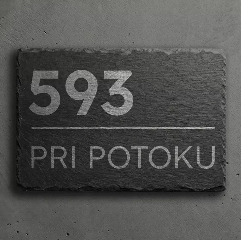 Súpisné Číslo - Slate Pure Bridlice