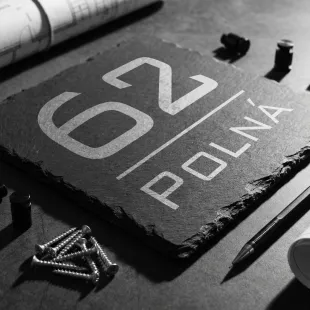 Súpisné Číslo - Slate Square Bridlice
