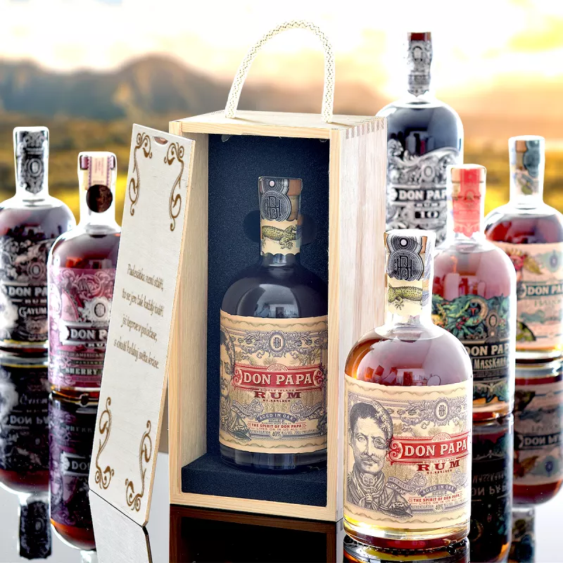 Rum Don Papa v Darčekovej Kazete