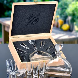 Darčeková sada s karafou NEMO Bohemia Crystal