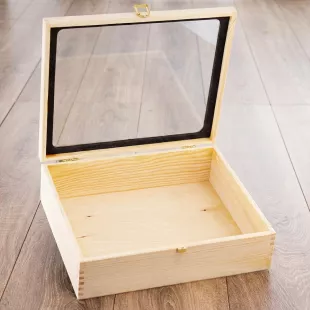 Krabica na Darčekový Set Contraband MAXI so Sklom 36x30 cm CONTRABAND.ZONE Prázdna Darčeková Krabica so Sklom 36x30 cm