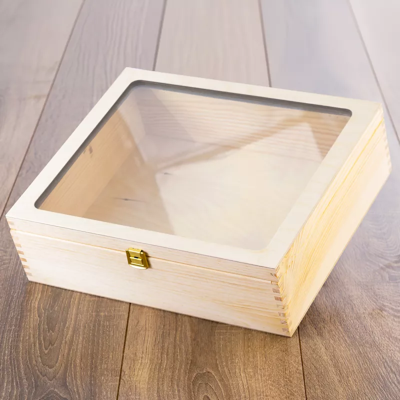 Prázdna Darčeková Krabica so Sklom 36x30 cm