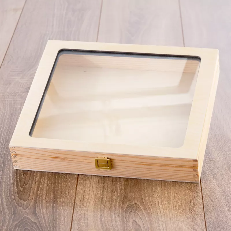 Prázdna Darčeková Krabica so Sklom 30x26 cm