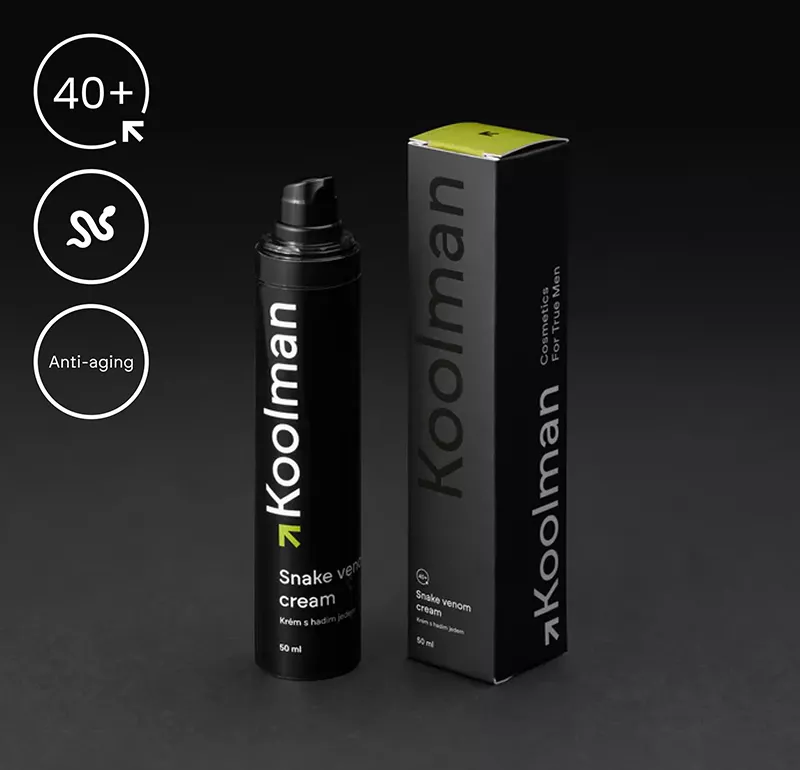 Krém 24 s hadím jedom, anti-aging Koolman 50 ml