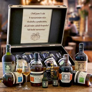 Diplomatico Quad Combo AL Kufr Contraband Originálny darček pre muža