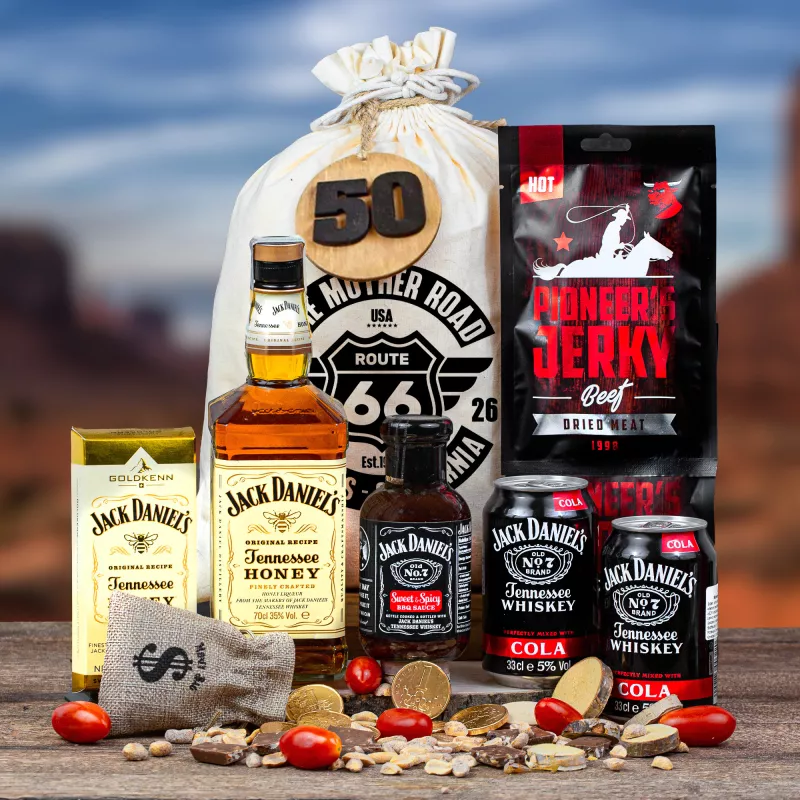 Darčekový kôš vo vreci Jack Daniels Honey