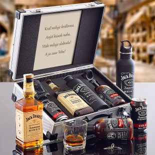 Jack Daniel's Honey AL Kufor Contraband originálny darček pre muža