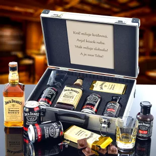 Jack Daniel's Honey AL Kufor Contraband originálny darček pre muža