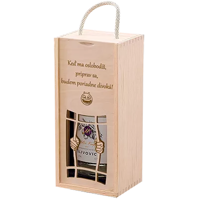 Veko s gravírovaným textom + Mreža